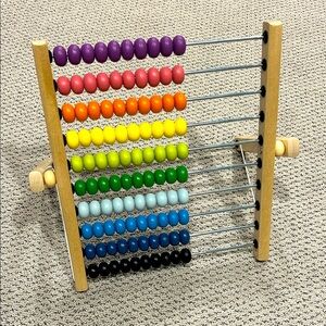 IKEA Multicolor Wooden Abacus for Kids